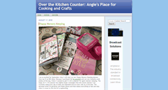 Desktop Screenshot of overthekitchencounter.com